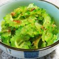 ☆★あんず姫★☆'s cooksnap of when they made 苦くない！ゴーヤのめんつゆおかか和え.