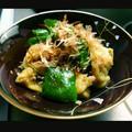 ぽんきちっちーず's cooksnap of when they made 簡単♫5分ピーマンと油揚げの煮浸し.