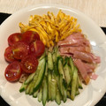 ☆蓮姫☆'s cooksnap of when they made 冷やし中華（ハム、きゅうり、トマト、卵）.