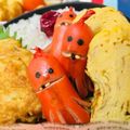 U☆kaoru's cooksnap of when they made お歯黒ソーセー人♪(〇・▼・〇).