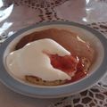 チーモナ's cooksnap of when they made ふんわり全粒粉＆グラハム粉のホットケーキ.