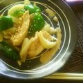 ミレイママ's cooksnap of when they made 鶏むね肉とピーマンの深煎りごま炒め.