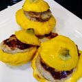 Lake☆Erie's cooksnap of when they made 簡単！『ズッキーニのジューシー肉詰め』.