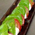 olive11's cooksnap of when they made トマトとモッツァレラとバジルのカプレーゼ.