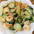 kisberry's cooksnap of when they made ちくわときゅうりの明太マヨサラダ.