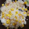Manami213's cooksnap of when they made 簡単フライパンランチ♡コーンバターピラフ.
