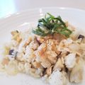 イエローバード's cooksnap of when they made 玉ねぎベーコンしめじ大葉の簡単和風ピラフ.