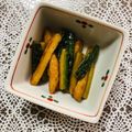 チェックのミニくま's cooksnap of when they made ゴーヤとさつま揚げの金平風.