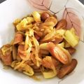ふぅちゃん81's cooksnap of when they made 春キャベツで♡ソーセージのカレー炒め.