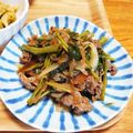 noaさん's cooksnap of when they made 牛肉と空芯菜♡塩麹オイスターソース炒め.