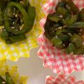 うさりん80's cooksnap of when they made お弁当に小分け冷凍♪ピーマン甘辛炒め♪.