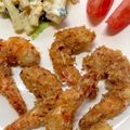monari0510's cooksnap of when they made オーブンで焼く【エビフライ】♪.