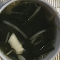 ma___111's cooksnap of when they made 豆腐とわかめ、もやしのスープ(^○^).