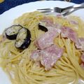 クックT5P0XS☆'s cooksnap of when they made ♡なすとベーコンの和風クリームパスタ♡.