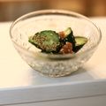 ぽっぽぺぺ's cooksnap of when they made さっぱり☆キュウリの梅ごま和え.