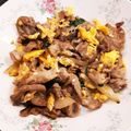 さっかりんはなこ's cooksnap of when they made にら豚玉で～パフパフ～がっつりおかず.