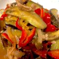 99703号☆'s cooksnap of when they made 茄子とピーマン★キクラゲの中華風味噌炒め.