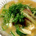 madochann's cooksnap of when they made 簡単！アジで美味しいかちょーの冷汁.