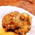 食器洗いスポンジ's cooksnap of when they made お弁当おかず♪ささみと大葉のつくね.