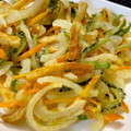 ☆あいちゃん's cooksnap of when they made サックサク♪ゴーヤとちくわのかき揚げ.