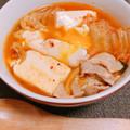 yyyui♡'s cooksnap of when they made 簡単！15分で旨味凝縮、本格キムチチゲ.