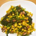 tamichi's cooksnap of when they made ほうれん草とベーコンのコーンバター.