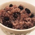さわちゃんこ鍋's cooksnap of when they made 圧力鍋であっという間!!黒豆のおこわ.