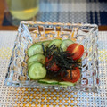 ちゃぴ♥'s cooksnap of when they made もずく・きゅうり・トマトの酢の物.