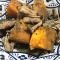 クックM6DK2O☆'s cooksnap of when they made カボチャと舞茸・豚こまのゴマ煮.
