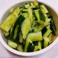 くるくみYK's cooksnap of when they made たたききゅうりの香味塩だれかけ.