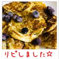 melonty's cooksnap of when they made 袋ひとつで！材料ふたつ！甘熟王パンケーキ.