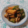 イチゴ、イチゴ。's cooksnap of when they made 超簡単＊オクラと厚揚げの甘辛炒め.