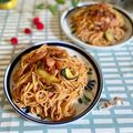 サヤスカマカン's cooksnap of when they made ズッキーニトマトパスタボロネーゼ風.