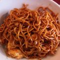 nonkomomo's cooksnap of when they made 食べすぎ注意！納豆キムチやきそば.