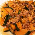 さきべえ's cooksnap of when they made 牛肉とカボチャの甘辛炒め.