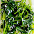 power７'s cooksnap of when they made ほうれん草としらすのお浸し☆副菜に.