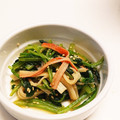 新妻あや's cooksnap of when they made ほうれん草の中華風サラダ.