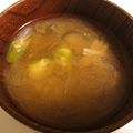 うぅこちゃん's cooksnap of when they made おくらとナスとワカメのお味噌汁.
