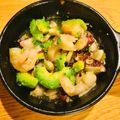 ボブナナ's cooksnap of when they made 蛸とアボカドとマッシュルームのアヒージョ.