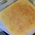 ドコマデモ土偶です。's cooksnap of when they made ひび割れないポイント　スフレチーズケーキ.