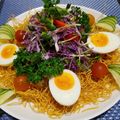 辰夫女子's cooksnap of when they made 満腹感◎でもヘルシーパリパリ麺のサラダ♪.