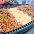 さけもと's cooksnap of when they made ホットプレートでチーズダッカルビ焼きそば.