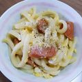 ＊なぁ＊'s cooksnap of when they made 簡単ランチに！濃厚カルボナーラうどん♪.