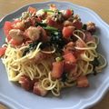 ☆めぐ★☆'s cooksnap of when they made ひんやり☆和風冷製トマトパスタ.