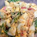☆YMYU☆'s cooksnap of when they made オクラとカニカマのごまマヨサラダ.