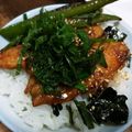 ぱぴぷぺぽち's cooksnap of when they made 絶品蒲焼ダレで作るイワシの蒲焼丼.