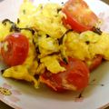 ウルトラの次女's cooksnap of when they made ´ω`ღプチトマトと塩こんぶの卵炒めღ.