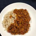 ぴんちょん777's cooksnap of when they made ヘルシー！トマト缶まるごとキーマカレー♬.