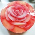 roll21's cooksnap of when they made 桃のレアチーズケーキ.