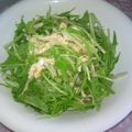 ｹﾛたん's cooksnap of when they made サブおかず☆水菜と蒸し鶏のゴマポン和え.